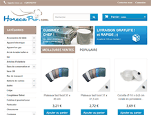 Tablet Screenshot of horeca-pro.com